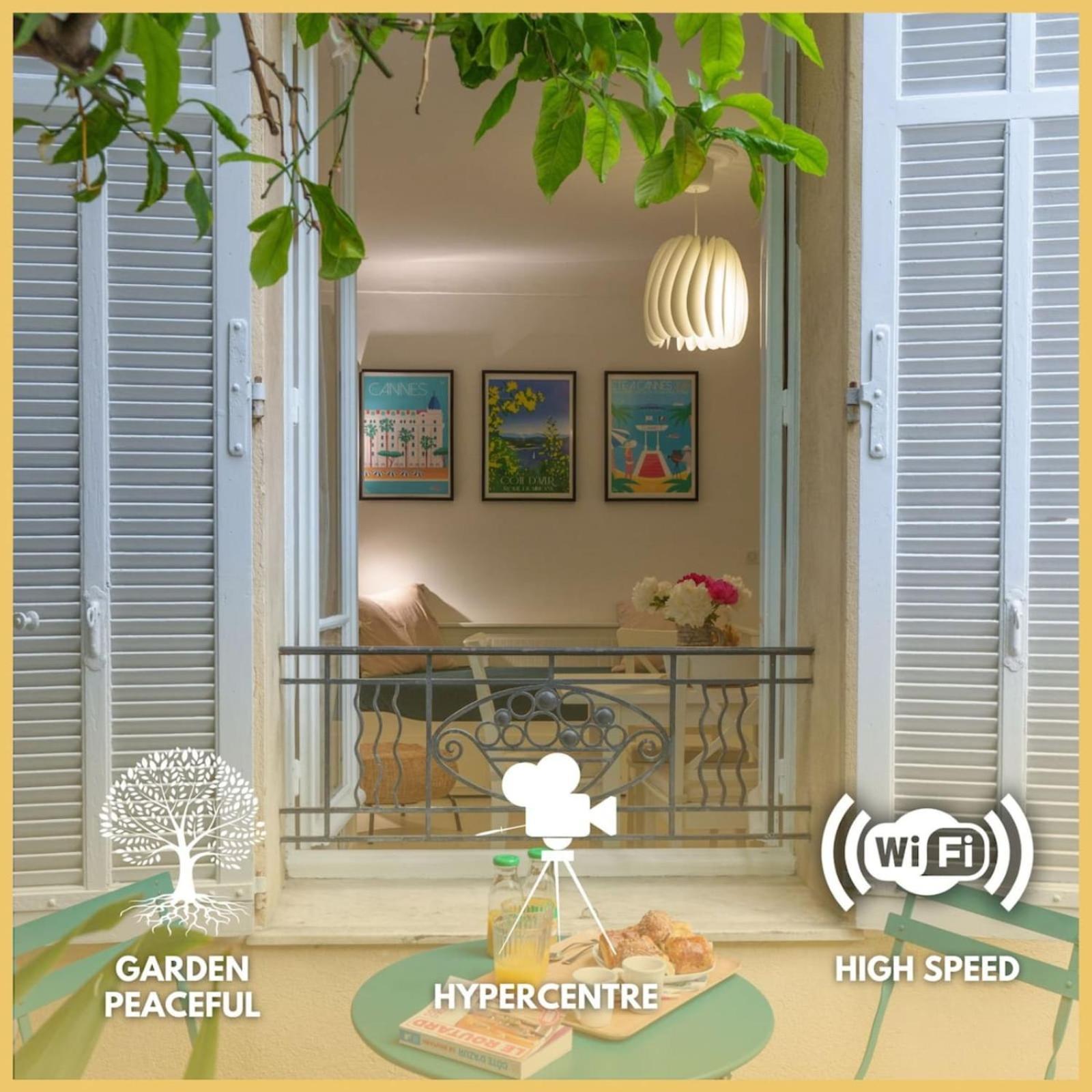 Apartamento Le Bosquet - Quiet - Hypercentre - Ac - Garden Cannes